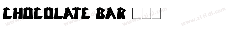 chocolate bar字体转换